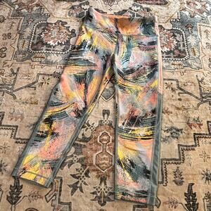 Athleta Girl X Simone Biles Leggings Girls Athletic Gymnastics Kids Pants M 8/10